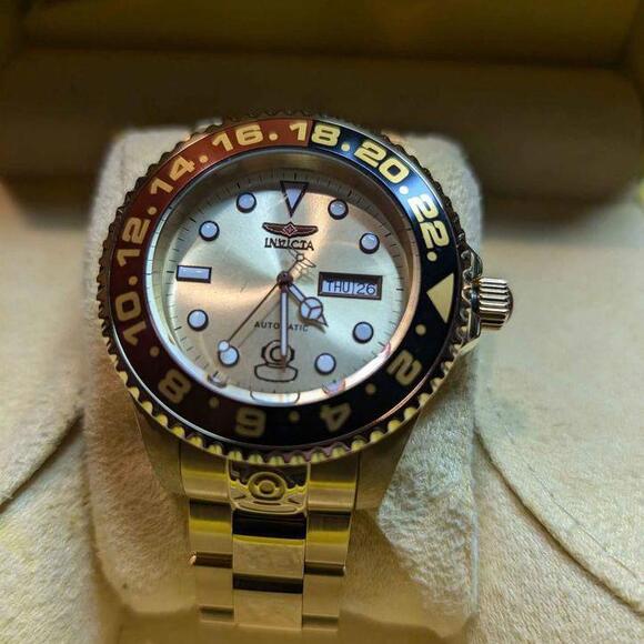 Invicta Pro Diver Automatic Men's Watch - 47mm, Gold (35339) - Picture 2 of 8